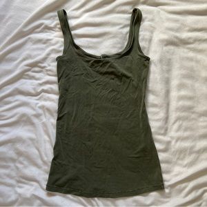 Skims Moss New Vintage Scoop Neck Tank